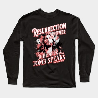 RESURRECTION POWER Easter Design Long Sleeve T-Shirt